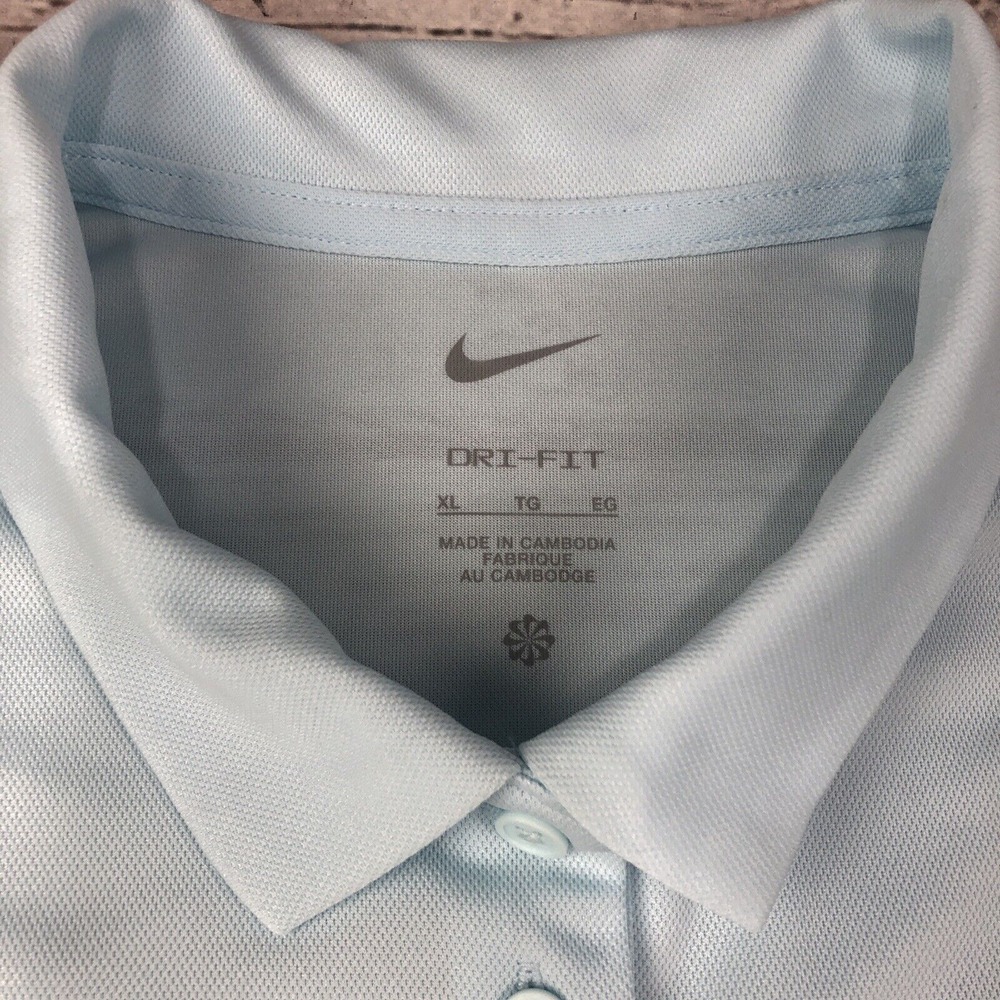 NEW NIKE WOMEN'S DRI FIT MOVE TO ZERO SLEEVELESS GOLF POLO XL NWT - Picture 2 of 11